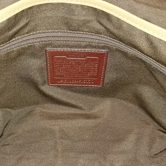 COACH VINTAGE LEGACY TAN SHOULDER CROSSBODY BAG C1069-F15170 - Picture 13 of 16